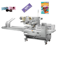 Sacs oreiller en plastique automatiques RP-301, 4/, pour emballer le chocolat, les bonbons, le pain, les biscuits, ligne de Production