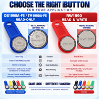 Clé tactile iButton RW1990 en gros, compatible avec la clé étanche DS1990A avec poignée pour serrure de porte électronique