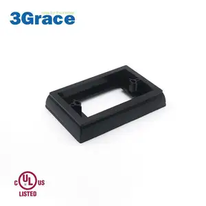 Plastic GFCI outlet spacer GFCI mounting plate shallow wall box extender for GFCIs