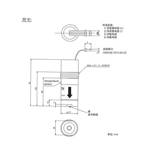 ฟิกาโร่ เคดีเอส-25 บีเซ็นเซอร์วัดออกซิเจนที่ละลายในน้ำ 3.3V ระบบตรวจจับคุณภาพน้ำด้วยไฟฟ้าเคมี ผลิตในญี่ปุ่น - Product Image 1