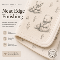 Couverture Bébé en Flanelle Certifiée OEKO-TEX, GRS, BSCI, FAMA, Anti-Boulochage, Imprimée, Toutes Saisons, pour Crèche, Vente en Gros et au Détail