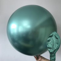 10er-Pack Metallic-Luftballons Chrom Glänzende Latexballons 91 cm für Hochzeiten und Partys