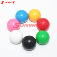 Pièces de rechange pour joystick de borne d'arcade : Mini boule supérieure en plastique de 35 mm pour contrôleur de joystick d'arcade