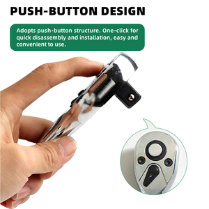 Kunci Ratchet 1/2 inci, Kunci Soket Ratchet Lepas Cepat yang Dapat Dibalik, Kunci Ratchet Soket - Product Image 4