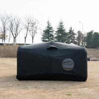 Tente de camping extérieure en tissu Oxford imperméable quatre saisons, épaisse, avec protection solaire en caoutchouc noir, ouverture rapide automatique, portable