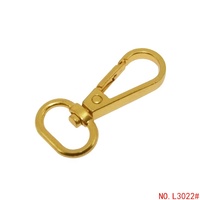 Mousqueton pivotant multifonctionnel 16,6 mm en alliage de zinc durable, avec déclencheur rapide, boucle à ressort en métal tendance pour laisse de chien