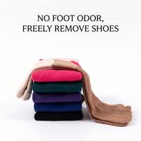 Chaussettes de Pilates antidérapantes personnalisées avec logo pour femmes, chaussettes de cheville en coton à cinq doigts pour Reformer, Barre, Yoga, Studio, Entraînement, Vente en gros