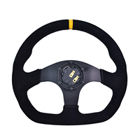 Volant de simulation de course TIYPEOR universel en forme de D à trois branches épaissies, support de haute qualité pour modification automobile