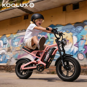 EU Warehouse KOOLUX Ebike X9 MINI Dropshipping 16 Inch Full Suspension Mini Fat Tire Electric <b>Bike</b> for female and <b>teenager</b> - Product Image 4
