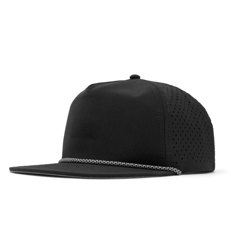 Noir avec corde blanche