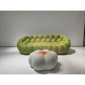 창조적인 벌집 거품 메시 직물 소파 거실 완전히 포장된 연약한 부대 게으른 휴일 여가 소파 - Product Image 6