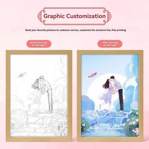 Cuadro de Jesucristo, Arte Luminoso con Marcos de Madera, Arte Cristiano para Decoración del Hogar, Regalo para Sala de Oración de la Iglesia - Product Image 6