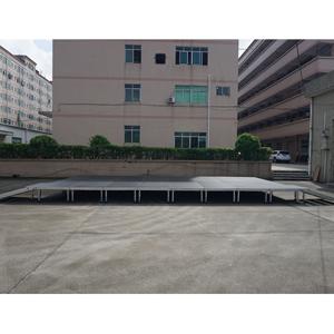 Escenario móvil de aluminio con altura ajustable para decoración de fiestas - Product Image 6