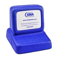 Pelota Antiestrés Promocional de Espuma de PU con Forma de Computadora, Impresa con Serigrafía de Logotipo Personalizado, Diseño Creativo de Alta Calidad FOCUS, para Regalos