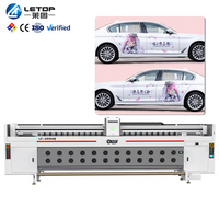 LETOP Impresora UV Automática de Rollo a Rollo para Pancartas, Plotter Digital, Impresora de Inyección de Tinta, Impresora Solvente de 3.2m
