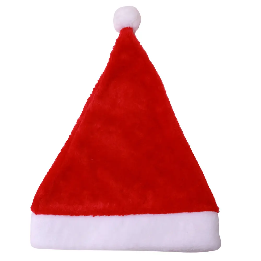 Plush Cap Wholesale Adult Children Holiday Party Santa Claus Christmas Hat Xmas Hats Decoration Supplies