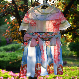 <span class=keywords><strong>Pet</strong></span> Hanfu Características Chinesas Vestuário Cachorro Verão Seção Fina Roupa Do Cão Estilo Antigo <span class=keywords><strong>Pet</strong></span> Dog Dress Cat Vestuário - Product Image 4