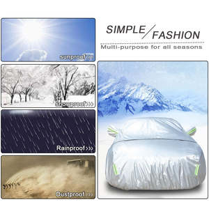 Funda para Coche Plateada YM, Resistente a Arañazos, Transpirable, Protector de Polvo, Tamaño Automático 450cm*180cm*158cm - Product Image 4