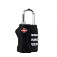 BBDHOME TSA338 Cadenas de voyage numérique à combinaison à 3 chiffres 20 mm IP66 Étanche Verrouillage à levier unique