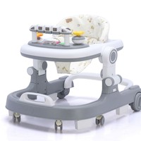 Andador para Bebés con Ruedas y Asiento 4 en 1, Andador de Aprendizaje de Alta Calidad, Andador para Sentarse y Ponerse de Pie, Andador para Niños