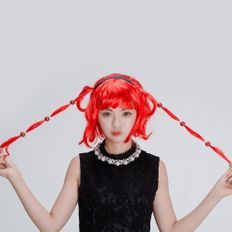 อุปกรณ์เสริม tonga สำหรับเด็กผู้หญิงตัวเล็กๆรองเท้าสีแดงสวมใส่ง่าย-ของเล่นความงาม & แฟชั่น - Product Image 1