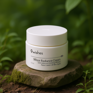 Crema Facial 9Wishes Rice Radiance 50ml, Crema Hidratante y Blanqueadora Avanzada para Todo Tipo de Piel - Product Image 3