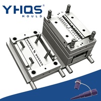 Molde de inyección de plástico de alta precisión YHQS para conector de tubo de alimentación infantil con grifo y molde para conector entérico