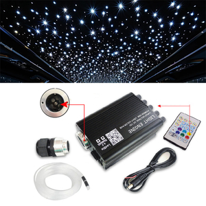 9555-LS1 Single-Head Flashing Meteor <b>Light</b> 12V Car Starry Sky Roof LED Fiber Optic <b>Light</b> - Product Image 1