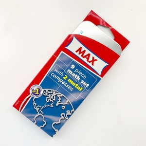 Ensemble de compas de géométrie de luxe 9 pièces de haute qualité pour filles, outils en métal - Product Image 6