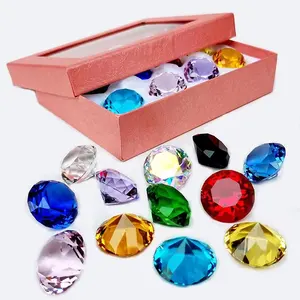广州批发40毫米水晶阿拉穆罕默德钻石伊斯兰礼物水晶钻石结婚礼物或生日派对礼盒