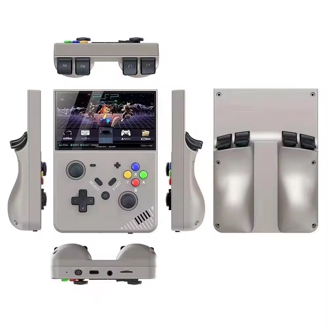 YoTu New Portable Handheld Game Console 4.3" Screen Linux System WiFi 4000mAh Battery Dual Slots Kids-Friendly Over 10,000 Games