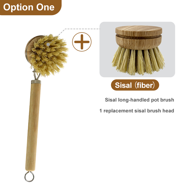 Wooden+Sisal With Handle