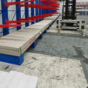 Rayonnages de stockage d'entrepôt empilables robustes en acier galvanisé, système de rayonnage mobile électrique à cantilever - Product Image 4