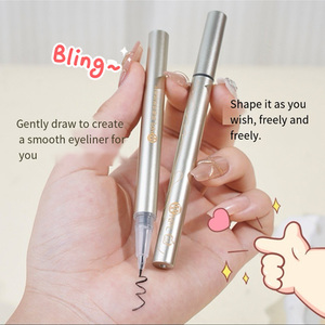 Delineador de ojos líquido de doble cabeza de etiqueta privada Delineador de ojos microlíquido impermeable y a prueba de manchas para maquillaje de ojos - Product Image 3