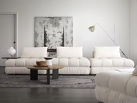 Skandi navis che einfache Wohnzimmer möbel Mehrsitzer Beige Kombination ssofa Moderne Kombination Sofa garnitur Liegen
