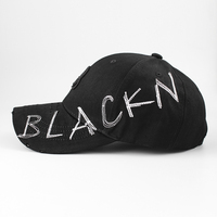 Gorras de Moda Coreana 100% Poliéster Unisex con Estampado de Letras, Gorra de Béisbol Deportiva con Logotipo Bordado en 3D Personalizado, 6 Paneles Ajustables