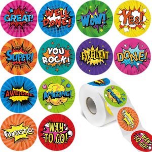 Autocollants de motivation super-héros pour récompenses scolaires, cadeaux de motivation pour enseignants, récompenses pour la classe, encouragement - Product Image 1