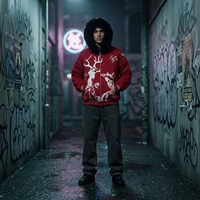 OEM/ODM Personnalisé Nouveaux Scénarios Sweat à Capuche Zippé en Coton pour Homme, Style Streetwear Lourd, Haute Qualité, Coupe Oversize