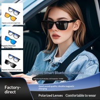 Nouvelles Lunettes Intelligentes GM 2026 Anti-Lumière Bleue avec Musique et Appels, Contrôle Tactile Magnétique, Monture PC Anti-UV GS05