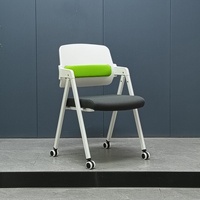 Chaise de formation de couleur verte chaise de salle de formation table et chaises de formation