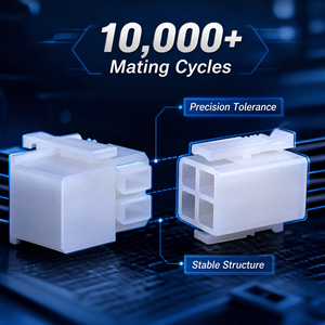 ขั้วต่อไฟฟ้ารถยนต์แบบกันน้ำ IP68 รุ่น <span class=keywords><strong>Mini</strong></span> <span class=keywords><strong>Universal</strong></span> <span class=keywords><strong>MATE</strong></span>-<span class=keywords><strong>N</strong></span>-<span class=keywords><strong>LOK</strong></span> รูปทรงสี่เหลี่ยมผืนผ้า ทำจากไนลอน ยี่ห้อ TE AMP 172168-1 พร้อมสายไฟ - Product Image 1