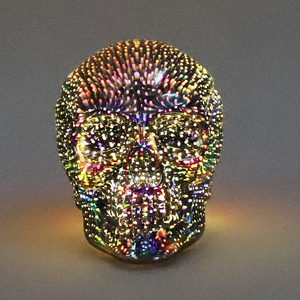Vui Sáng Bóng Ánh Sáng Thêm Lớn Glass <span class=keywords><strong>Skull</strong></span> Cho Halloween Chủ Đề Đảng Trang Trí - Product Image 4
