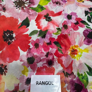 Tela Satén Tejida Peinada Ecológica Rangol, Teñida, Ligera, para Confección de Ropa de Mujer y Niña, Materiales al por Mayor - Product Image 1