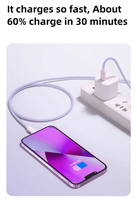 Cable USB Tipo-C a Tipo-C de 60W 6A con Cubierta Trenzada para iPhone 15/16 para Carga Rápida y Transferencia de Datos