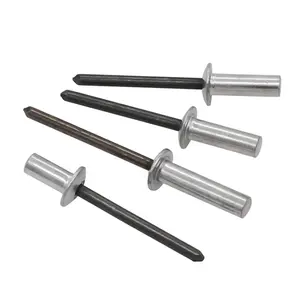 Custom Steel Iron Aluminum AL 1/4 3/16 Waterproof Blind Rivets Stainless Steel Close Type Round Flat Head Pop Rivet