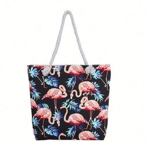 High Quality Wholesale Custom Printed Logo Large Capacity Canvas Bag Custom Logo Tote Bag Canvas - Product Image 1