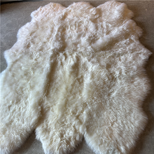 Tapis en fourrure de laine de mouton véritable pour cheveux naturels - Product Image 5