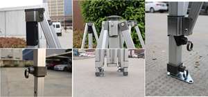 Toldo Carpa 4x8m Cuadrado Aluminio 1,8mm Tubo resistente Impermeable Ignífugo Exterior Pop up Canopy - Product Image 2