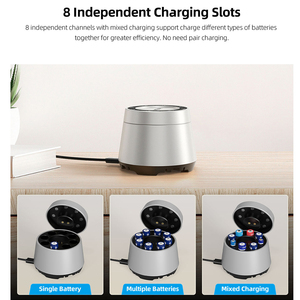 <span class=keywords><strong>XTAR</strong></span> Новейшая модель OEM L8 BOX: Зарядное устройство и хранилище «все в одном» на 8 слотов для аккумуляторов, совместимое с батареями AA и AAA - Product Image 4