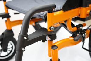 Best Power Wheelchair On The Market Adjustable Foldable Walker Rollator Lightweight Carbon Steel <strong>Electric</strong> Wheelchair - Product Image 4